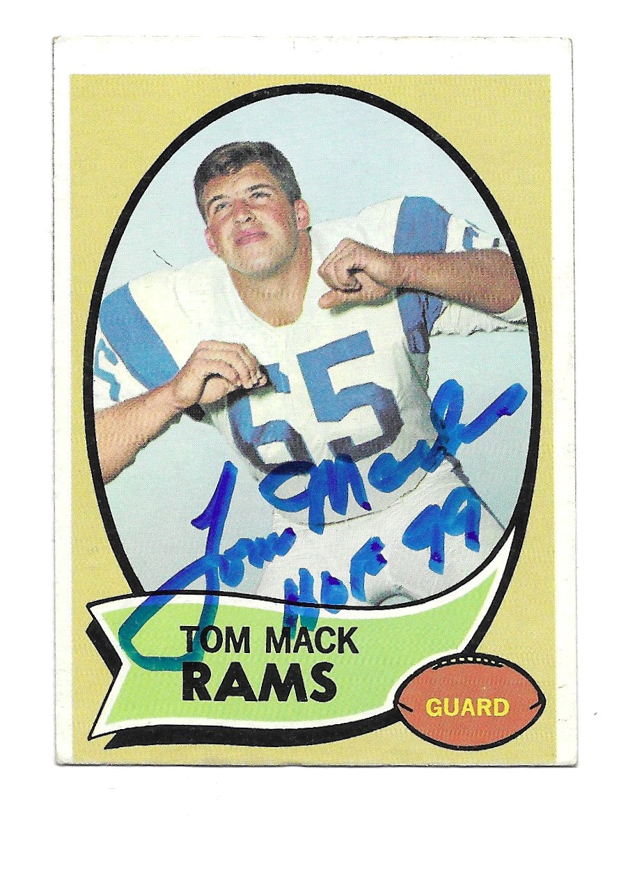 1970 Topps Tom Mack Rookie