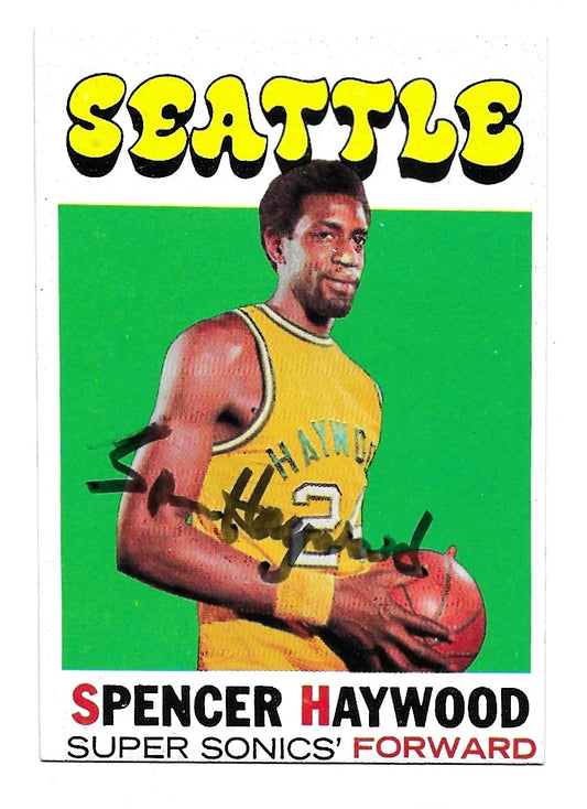 1971 Topps Spencer Haywood Rookie