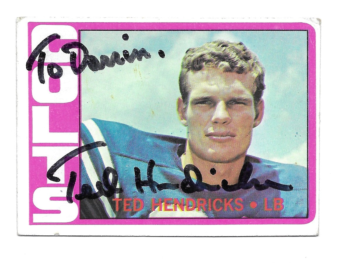 1972 Topps Ted Hendricks Rookie