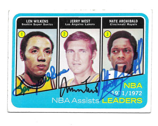 1972-73 Topps NBA Assists Leaders