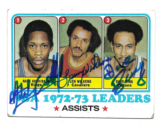 1973-74 Topps NBA Assists Leaders