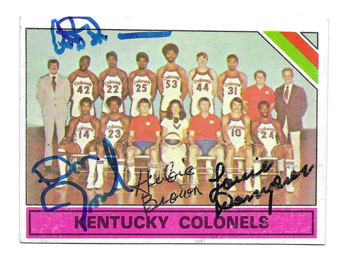 1974-75 Topps Kentucky Colonels Team