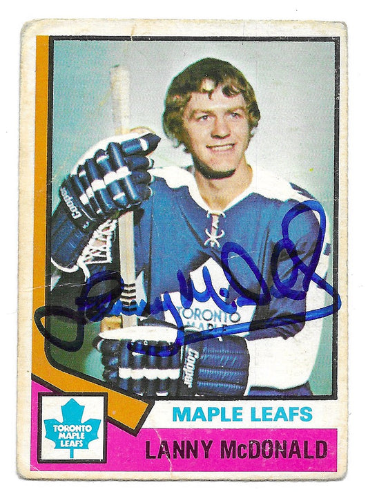 1974-75 O Pee Chee Lanny McDonald Rookie