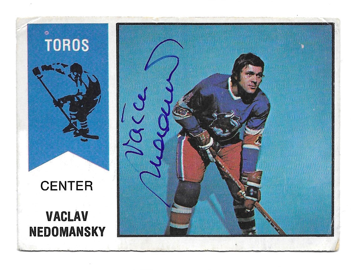 1974-75 O Pee Chee WHA Vaclav Nedomansky Rookie