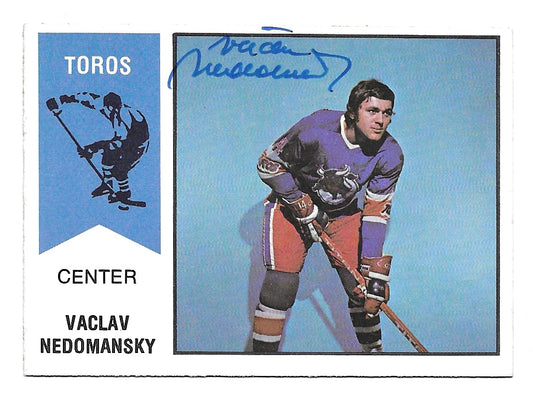 1974-75 O Pee Chee WHA Vaclav Nedomansky Rookie