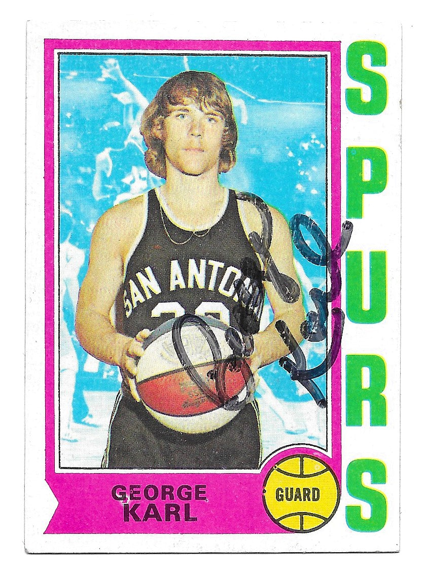 1974-75 Topps George Karl Rookie