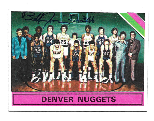 1974-75 Topps Denver Nuggets Team