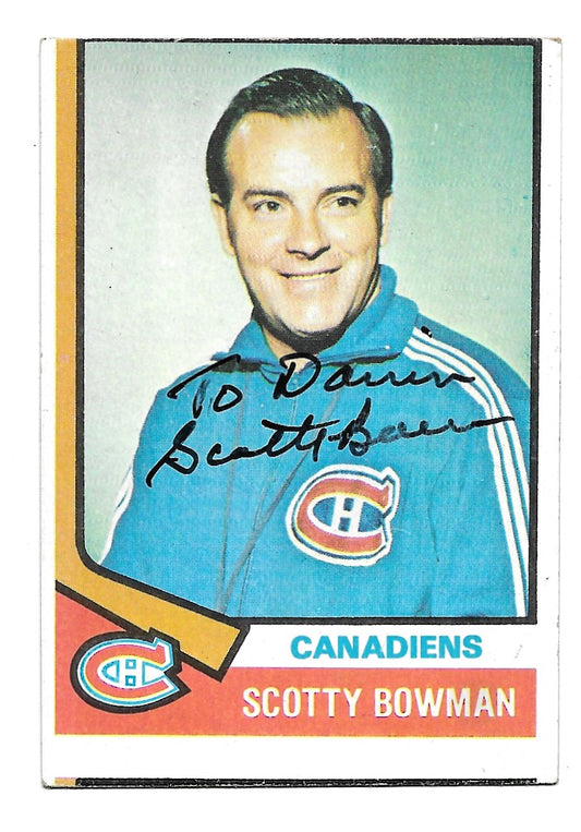 1974-75 Topps Scotty Bowman Rookie