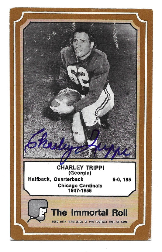 1975 Fleer Charley Trippi