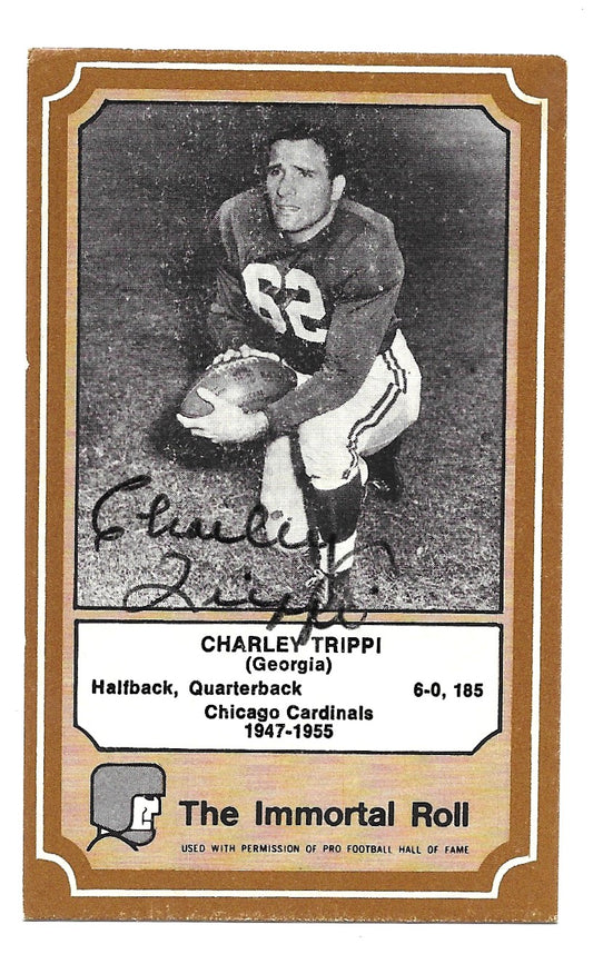 1975 Fleer Charley Trippi