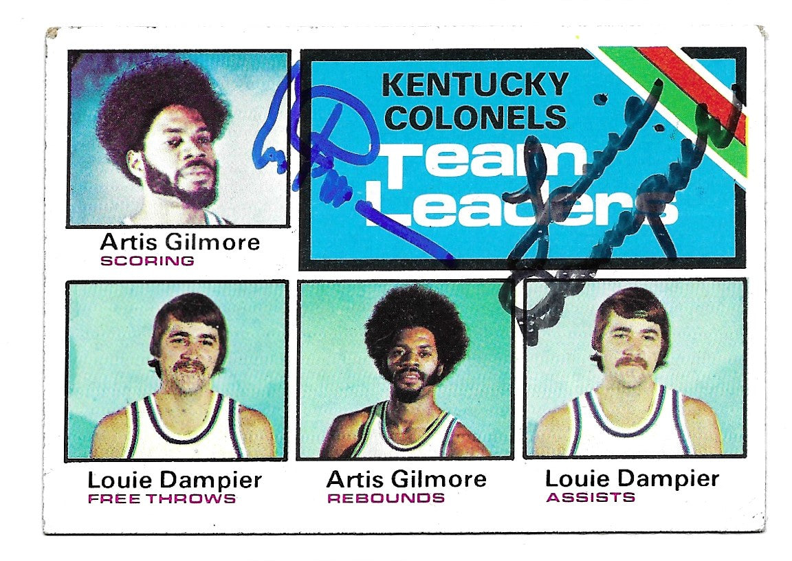 1975-76 Topps Kentucky Colonels Team Leaders