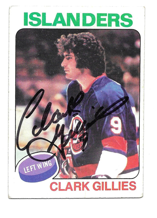 1975-76 Topps Clark Gillies Rookie