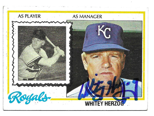 1978 Topps Whitey Herzog