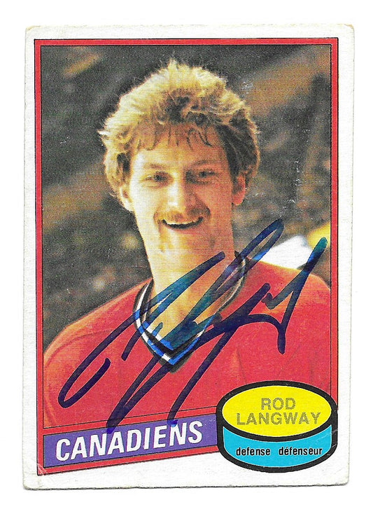 1980-81 O-Pee-Chee Rod Langway Rookie