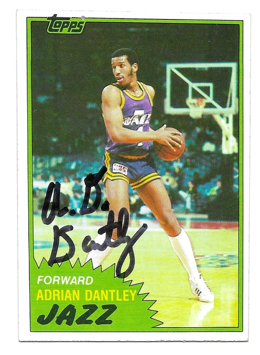 1981-82 Topps Adrian Dantley