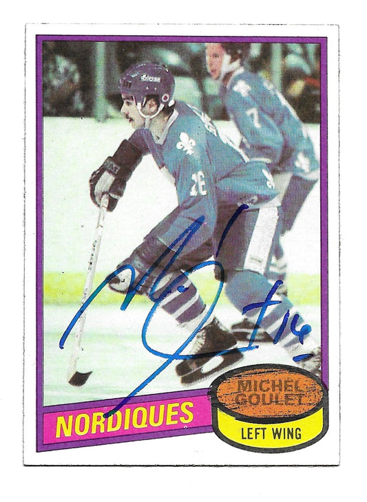 1980-81 Topps Michel Goulet Rookie