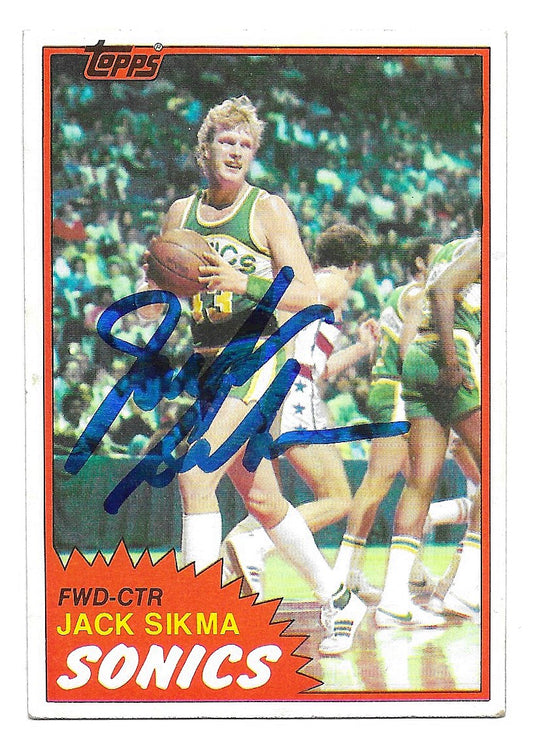 1981-82 Topps Jack Sikma