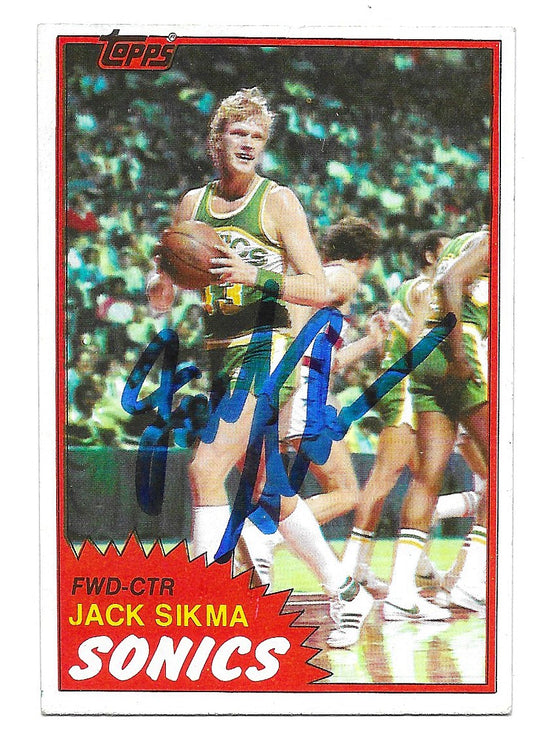 1981-82 Topps Jack Sikma