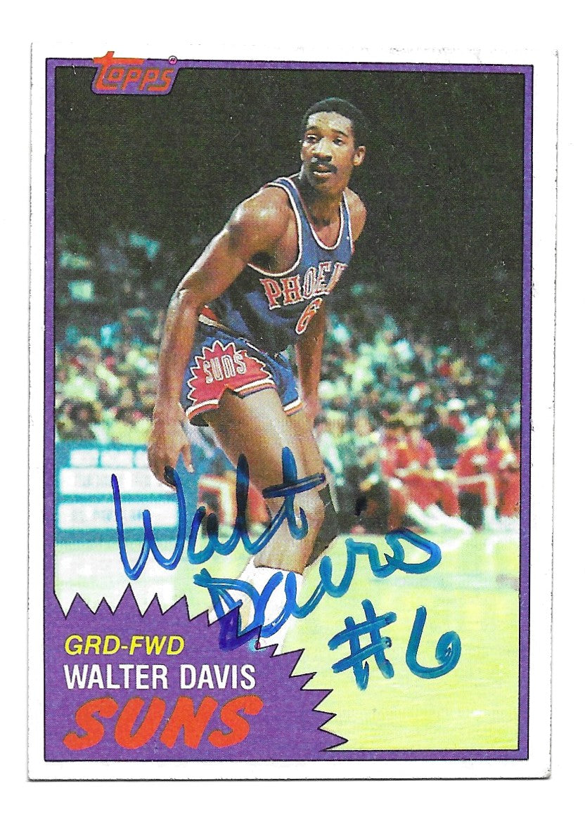 1981-82 Topps Walter Davis