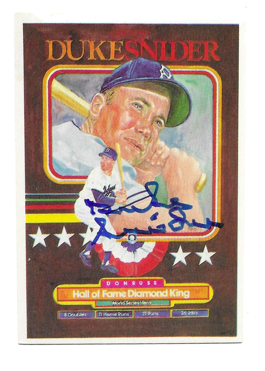 1984 Donruss Duke Snider