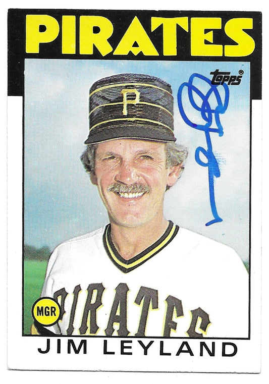 1986 Topps Traded Jim Leyland Rookie