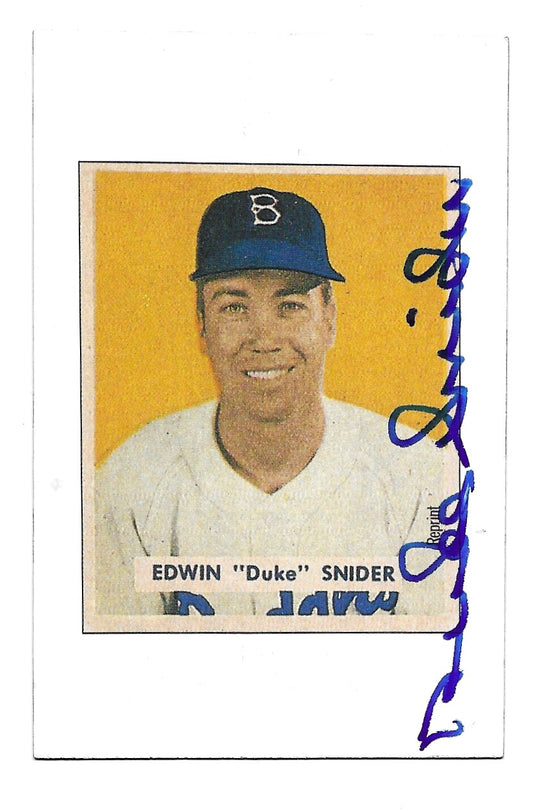 1989 Upper Deck Duke Snider