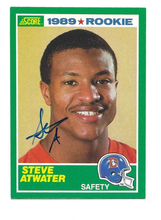 1989 Score Steve Atwater Rookie