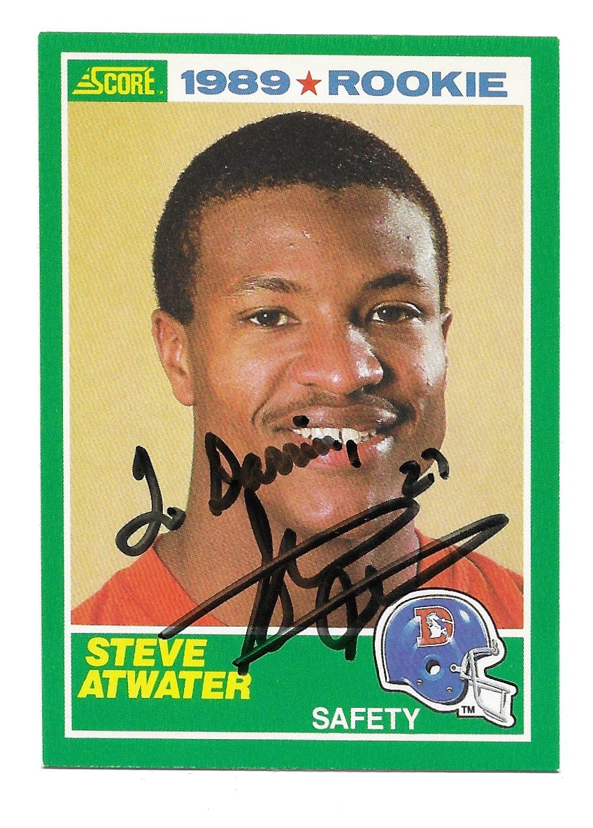 1989 Score Steve Atwater Rookie