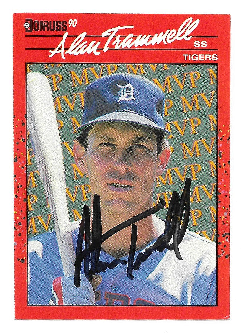 1990 Donruss MVP Alan Trammell