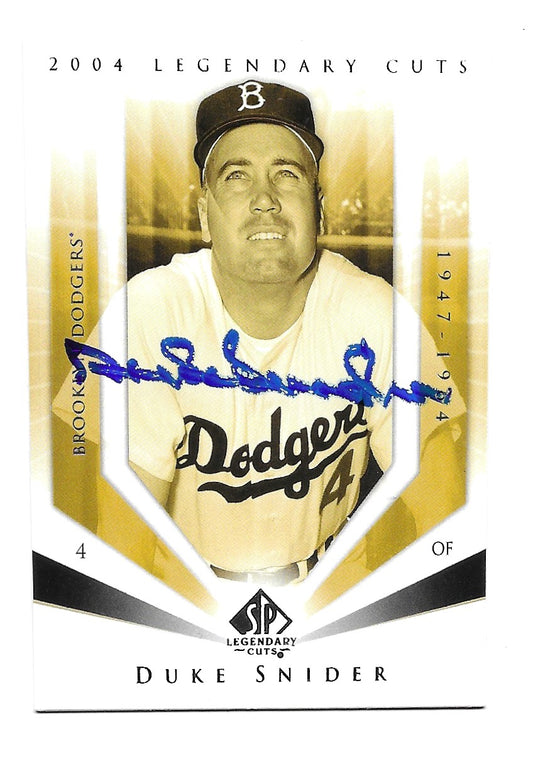 2004 Upper Deck Duke Snider