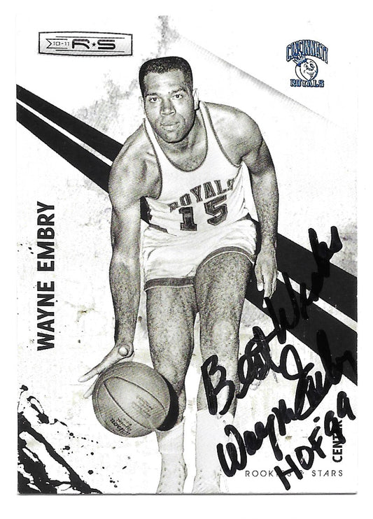 2010-11 Panini Rookies & Stars Wayne Embry