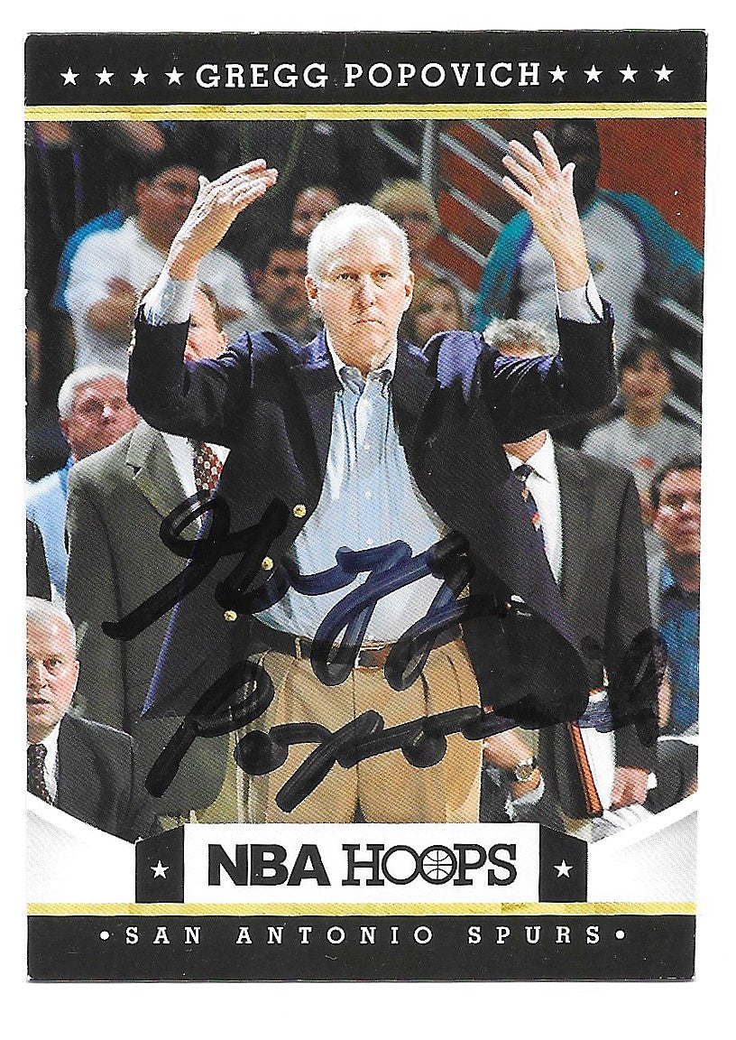 2012-13 NBA Hoops Gregg Popovich