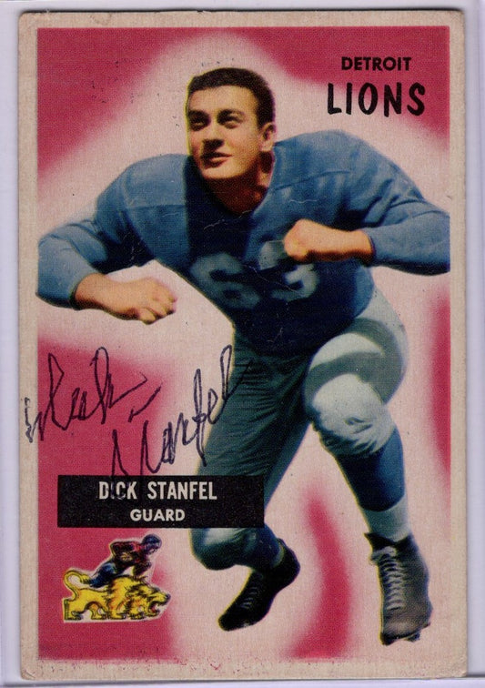 1955 Bowman Dick Stanfel Rookie