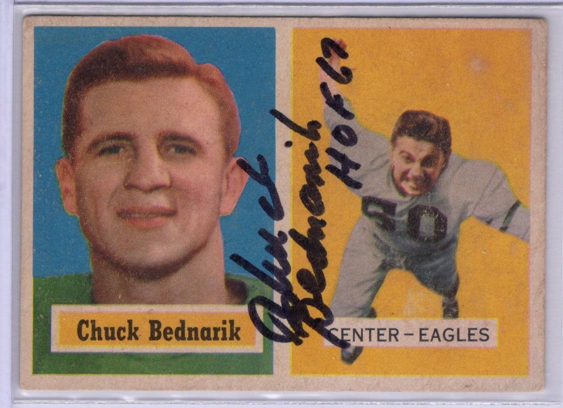 1957 Topps Chuck Bednarik