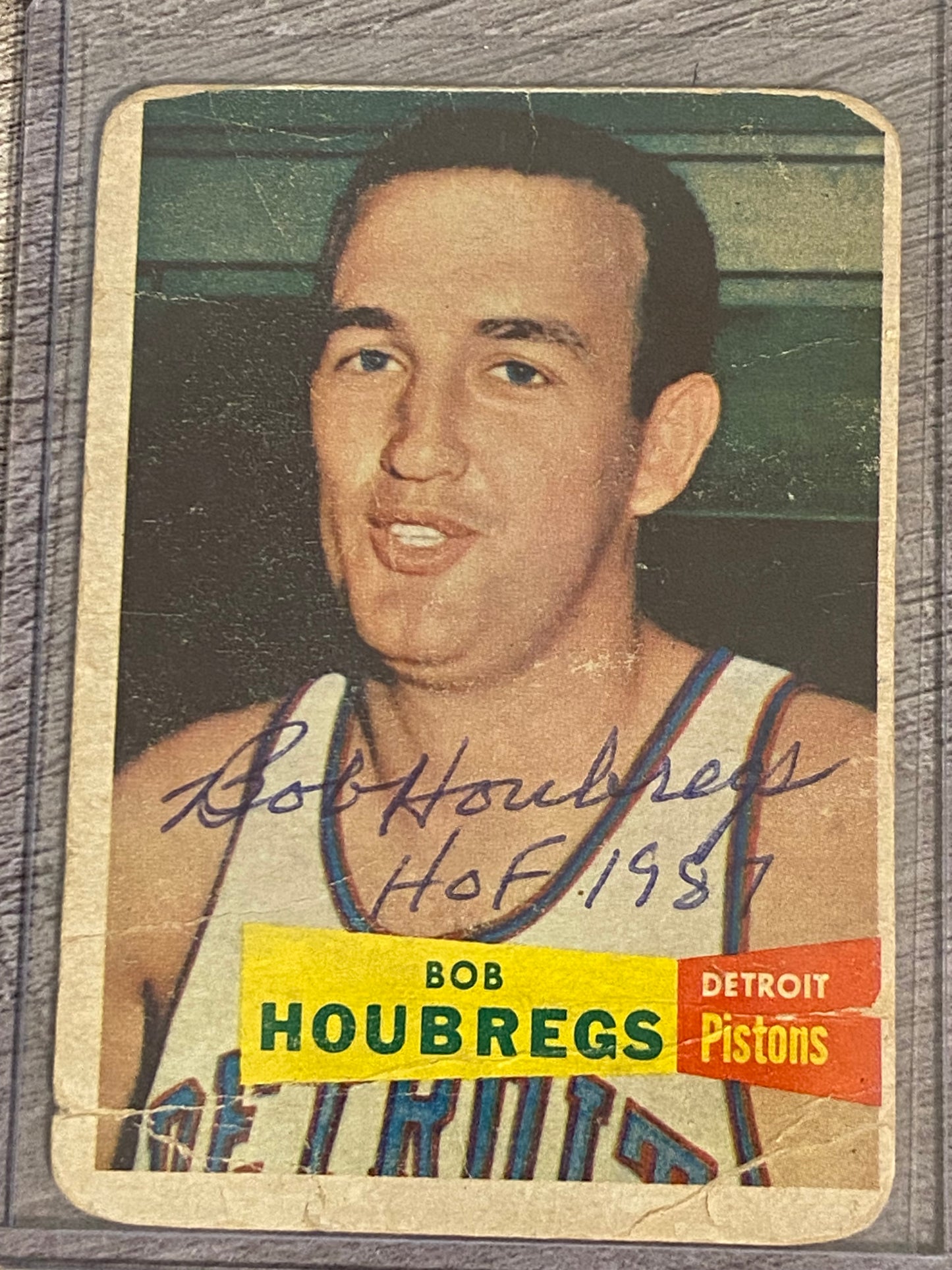 1957 Topps Bob Houbregs Rookie