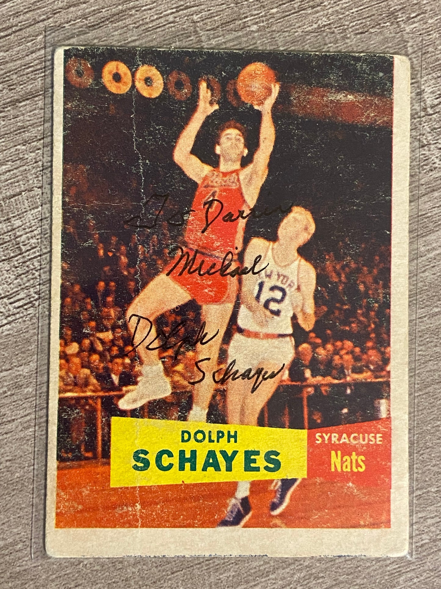 1957 Topps Dolph Schayes Rookie