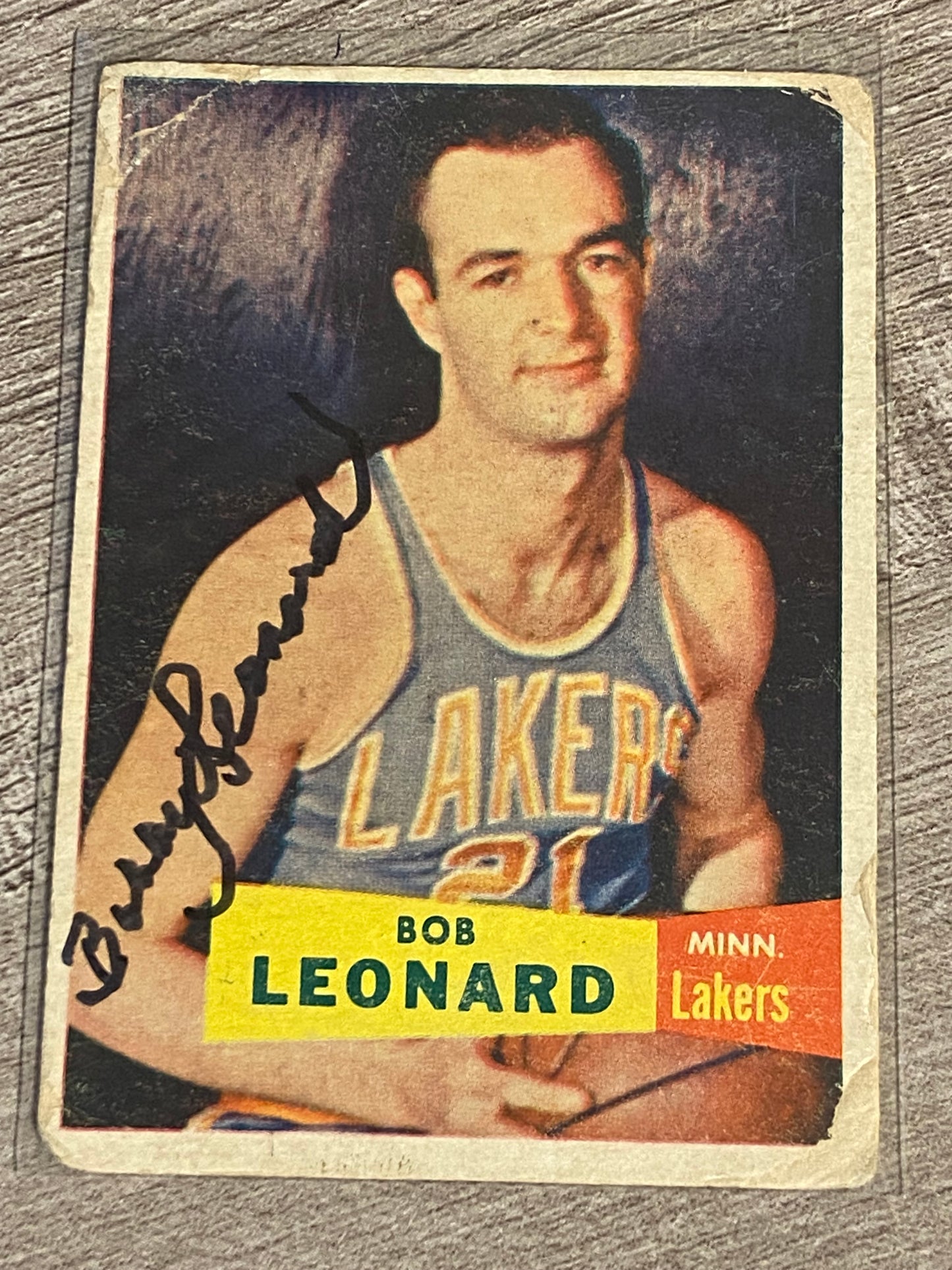 1957 Topps Bobby Leonard Rookie