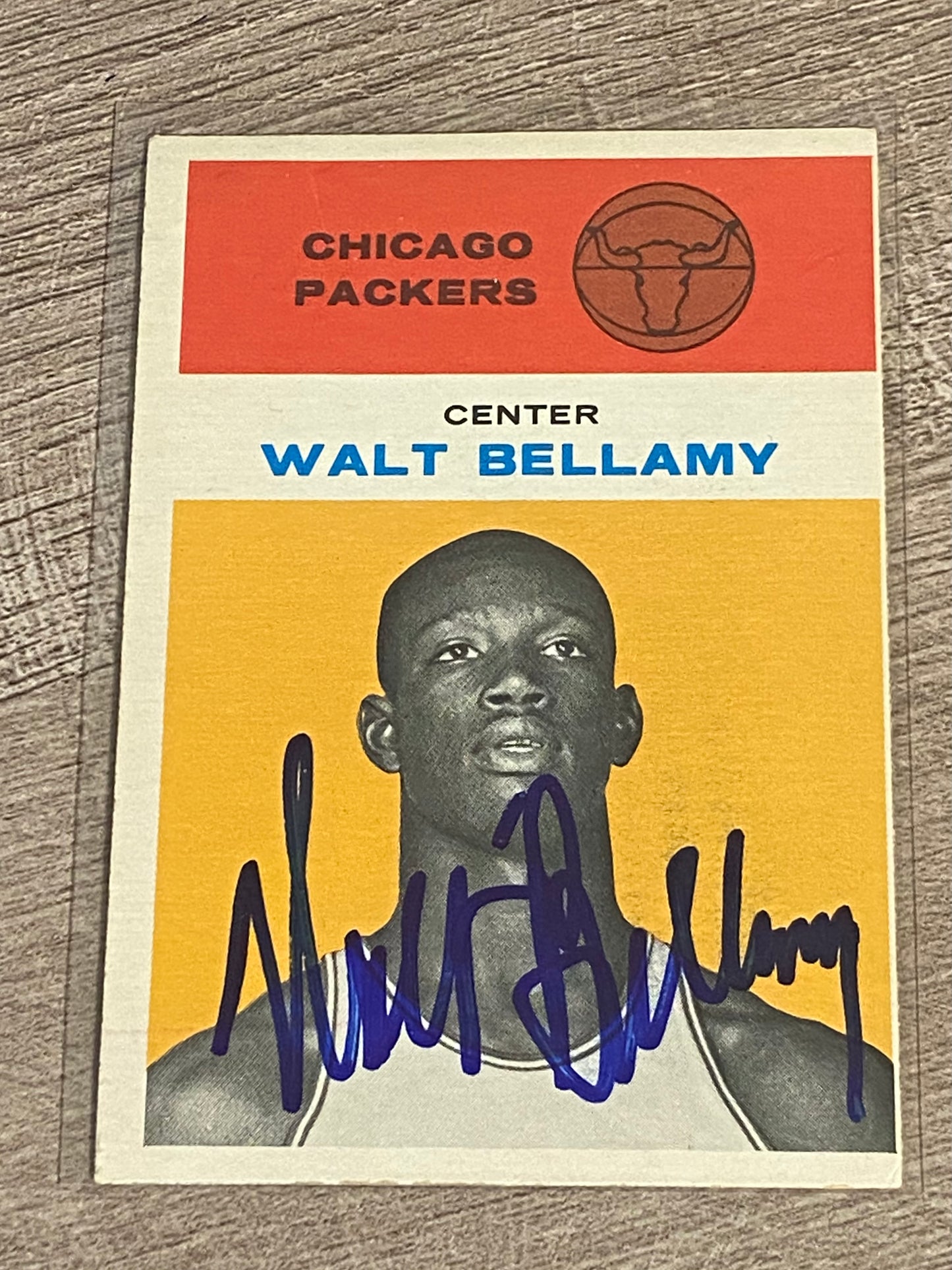 1961 Fleer Walt Bellamy Rookie