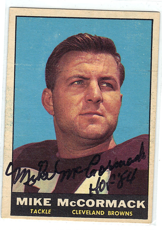 1961 Topps Mike McCormack