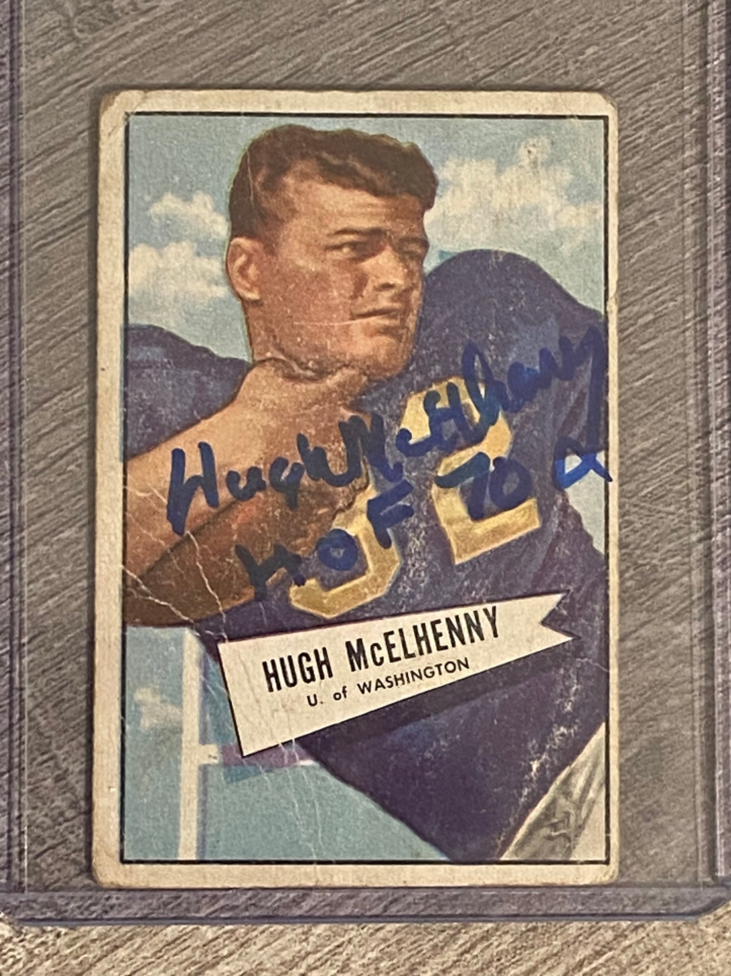 1952 Bowman Small Hugh McElhenny Rookie