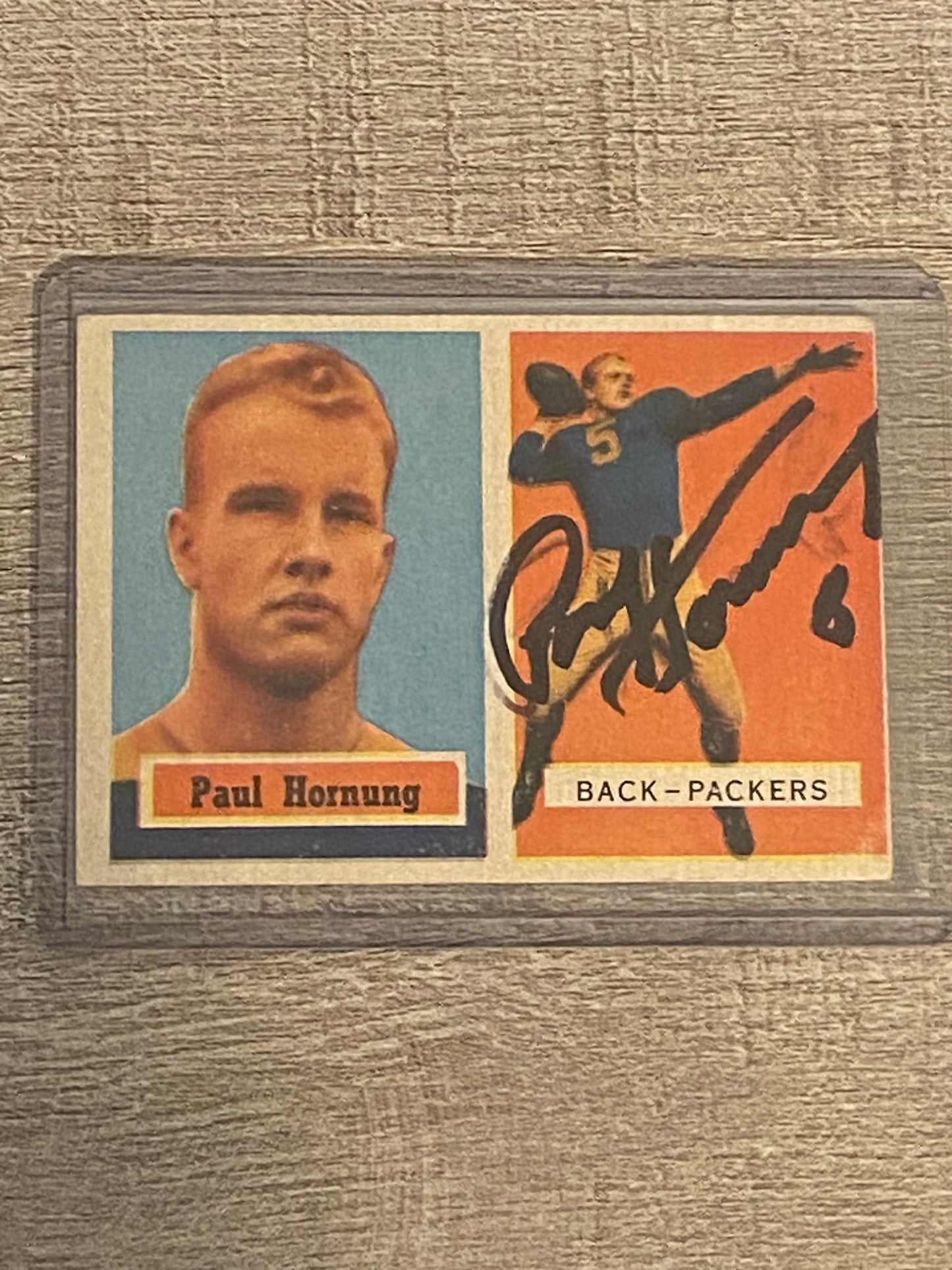 1957 Topps Paul Hornung Rookie