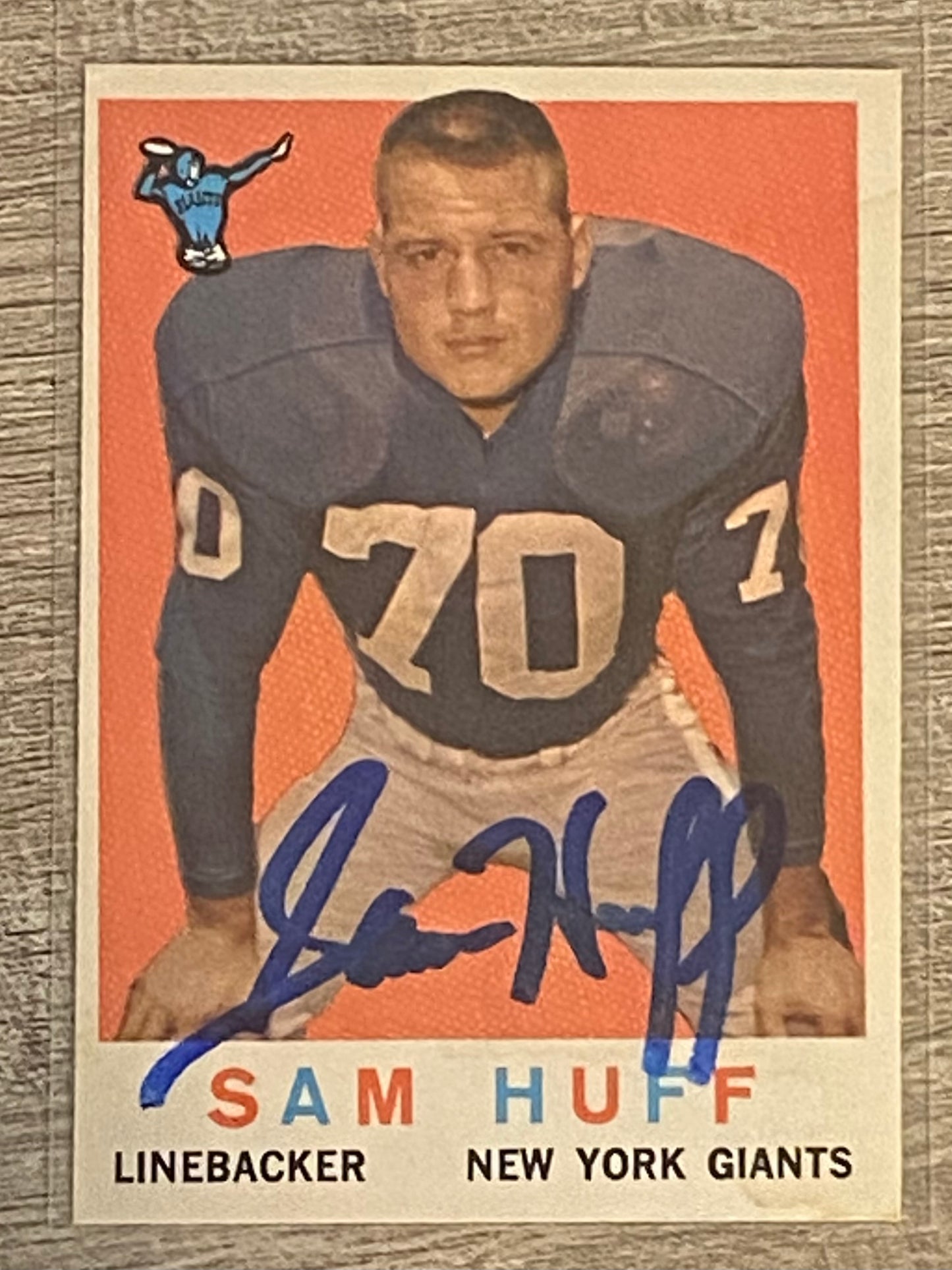 1959 Topps Sam Huff Rookie