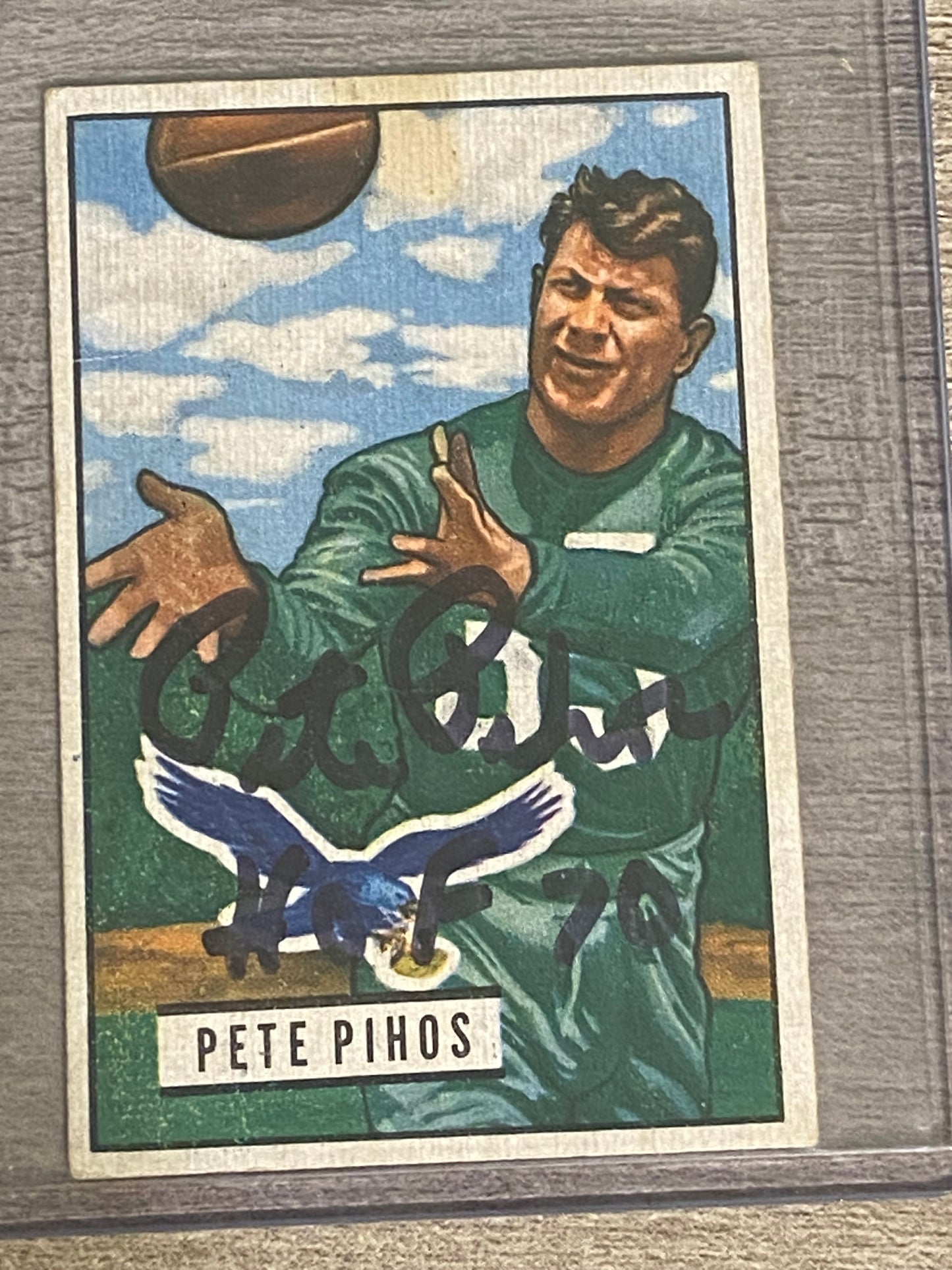 1951 Bowman Pete Pihos