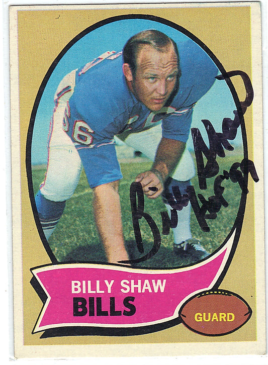 1970 Topps Billy Shaw