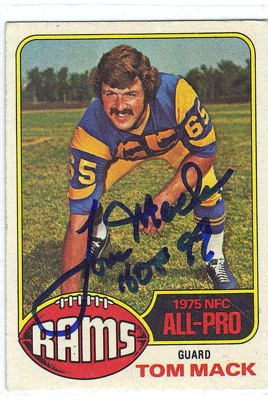 1976 Topps Tom Mack