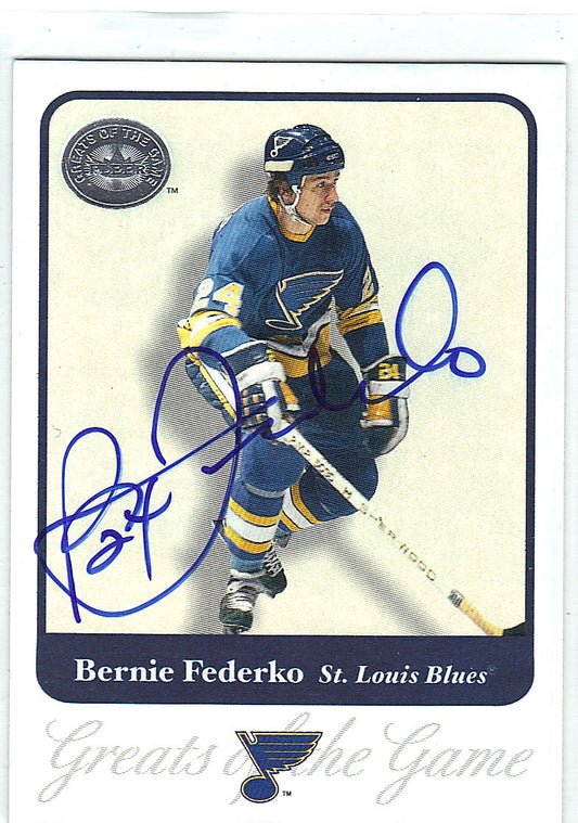 2001 Fleer Greats of the Game Bernie Federko