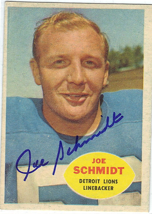 1960 Topps Joe Schmidt