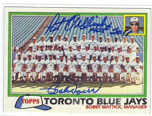 1981 Topps Blue Jays Team