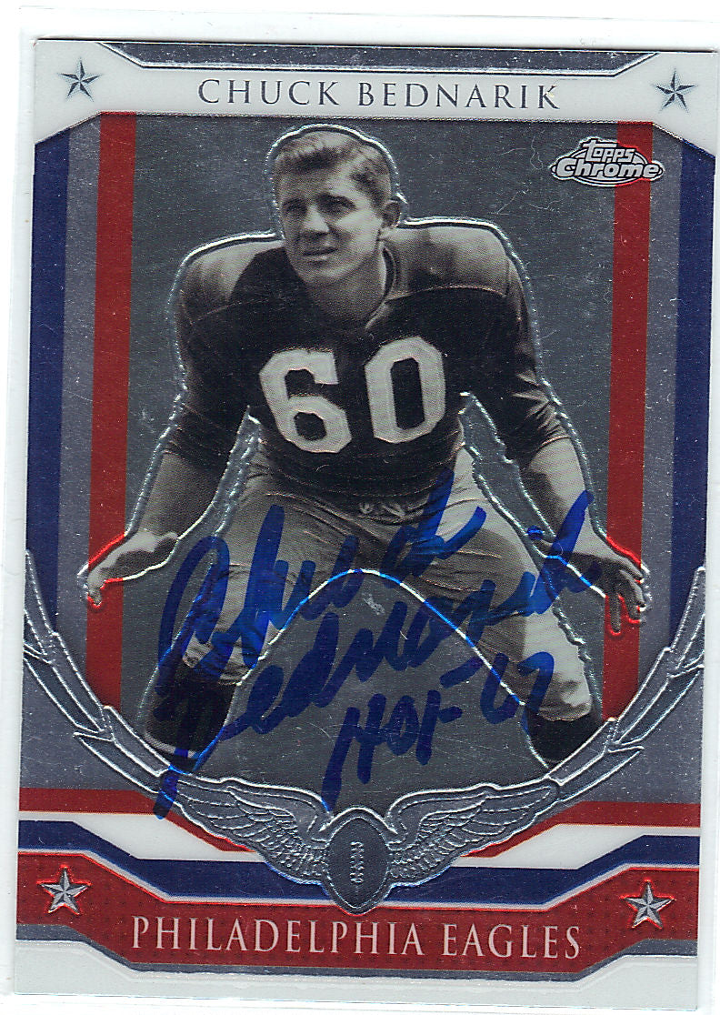 2008 Topps Chrome Chuck Bednarik