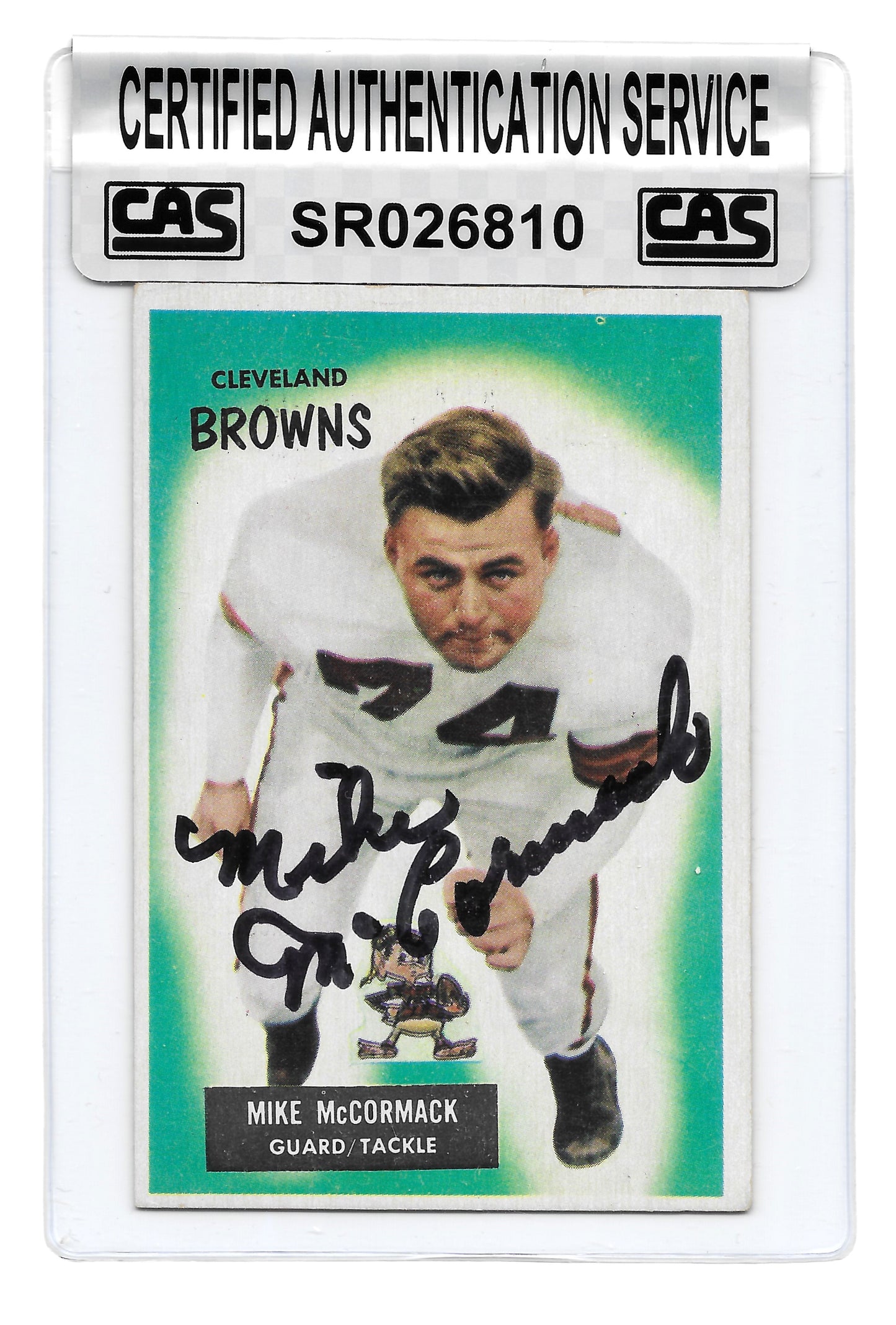 1955 Bowman Mike McCormack Rookie
